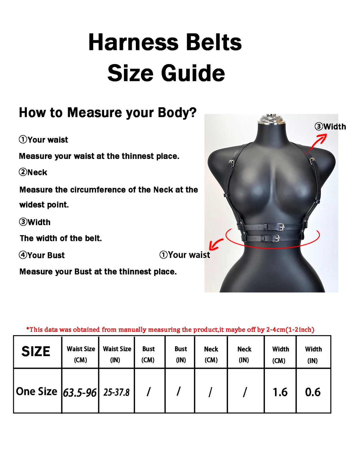 Fashion PU Leather Waist Belt For Women Punk Gothic Chest Harness Belt Harajuku Suspenders Clothing Accessories