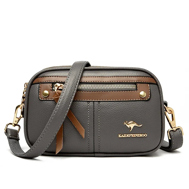Genuine  3 Layers Luxury Designer Purses and Handbags Women Bag High Quality Leather Shoulder Sac  Bags for Women 2024Sac A Main