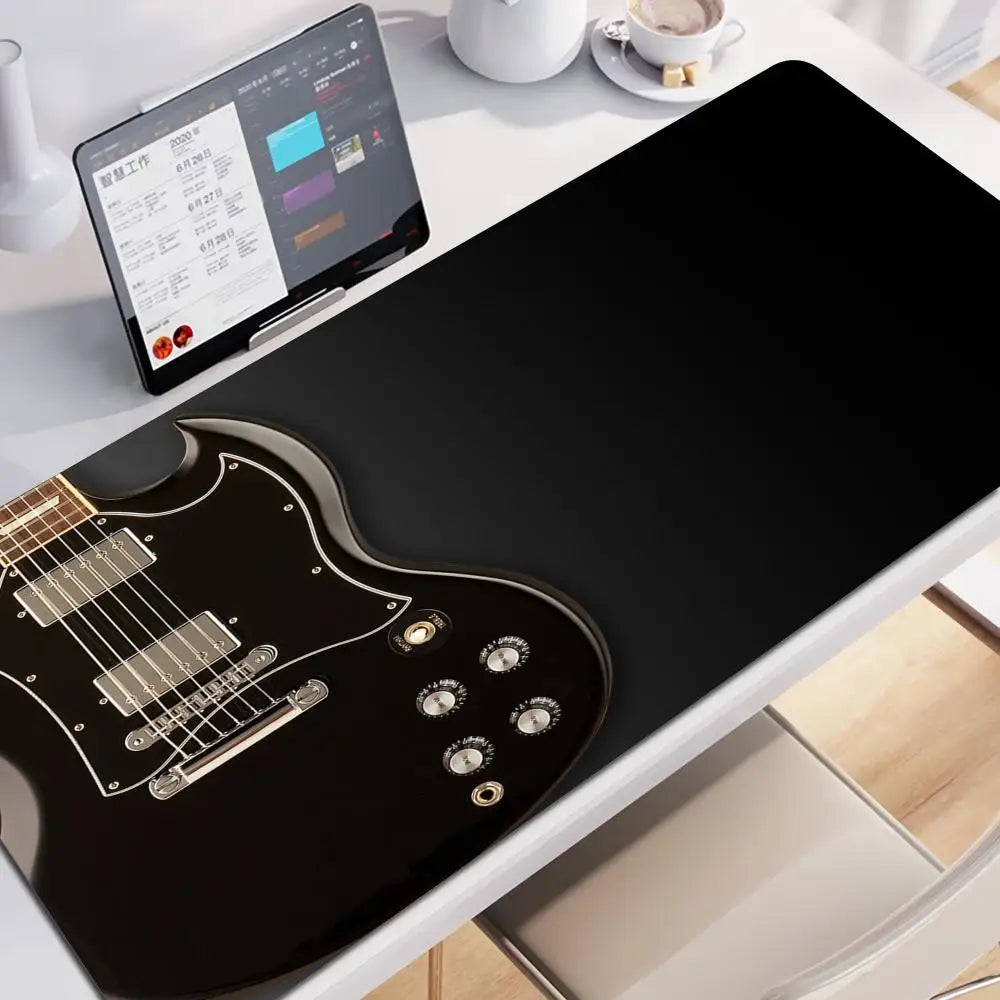 Large Mouse Pad .Mousepad Fender Guitar Gamer Keyboard Mat Game Mats Office Accessories Mausepad Gaming Computer Table Stitch