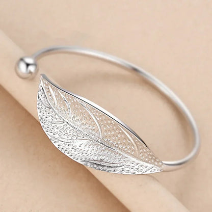 925 Sterling Silver Peacock Opening Screen Bracelet For Women Luxury Designer Texture Open Bracelets Party Original Jewelry Gift