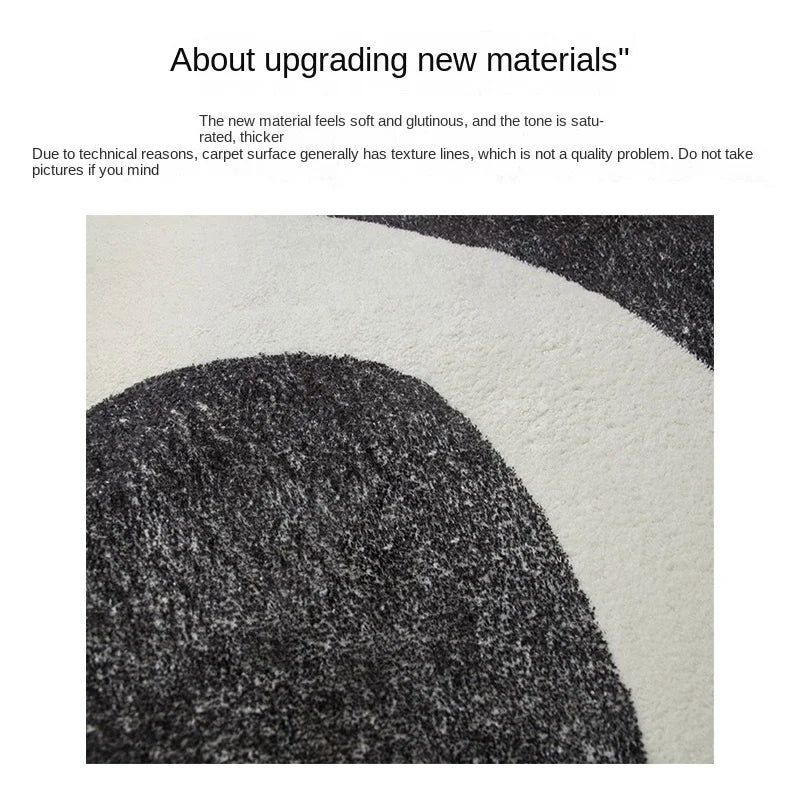 French Retro Living Room Decoration Plush Carpet Large Area Non-slip Mat Light Luxury Rugs for Bedroom Thicken Cream Lounge Rug