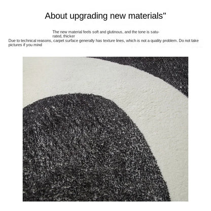 French Retro Living Room Decoration Plush Carpet Large Area Non-slip Mat Light Luxury Rugs for Bedroom Thicken Cream Lounge Rug