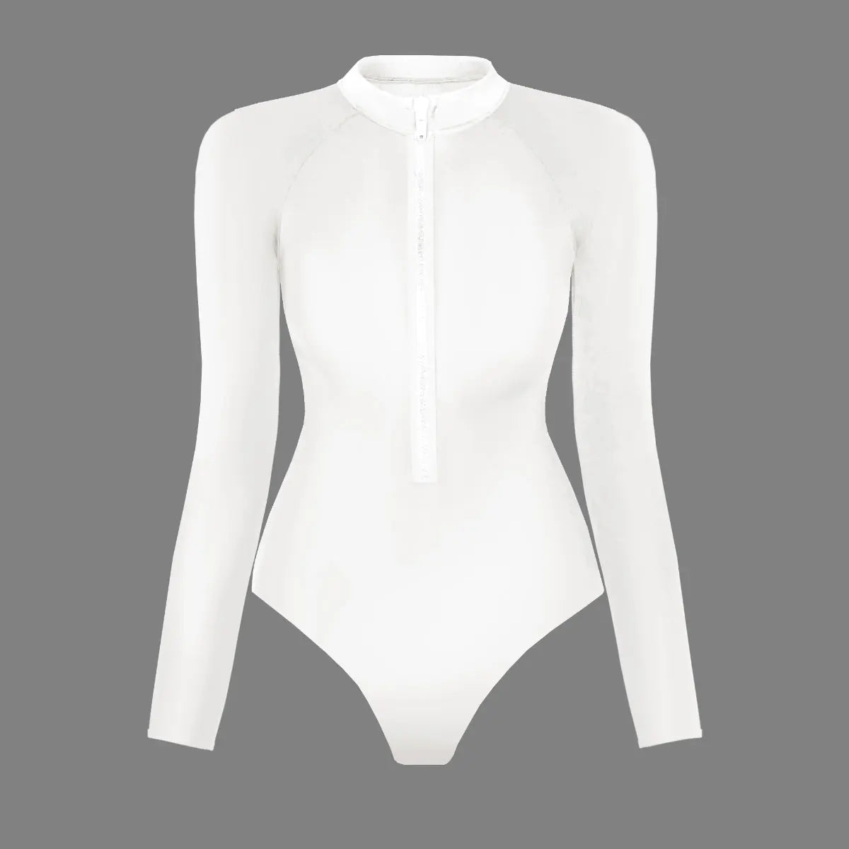 2026 Surfing Sport Swimsuit Long Sleeves Women One Piece Swimsuit  Swimwear Solid Monokini Bathing Suit Tropical Bodysuit Female