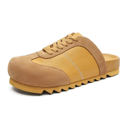 DIMANYU Men's Slip-On Outdoor Slippers  2026 New Fashion Mule Shoes Men Thick Sole Mixed Color Casual Men's Slippers