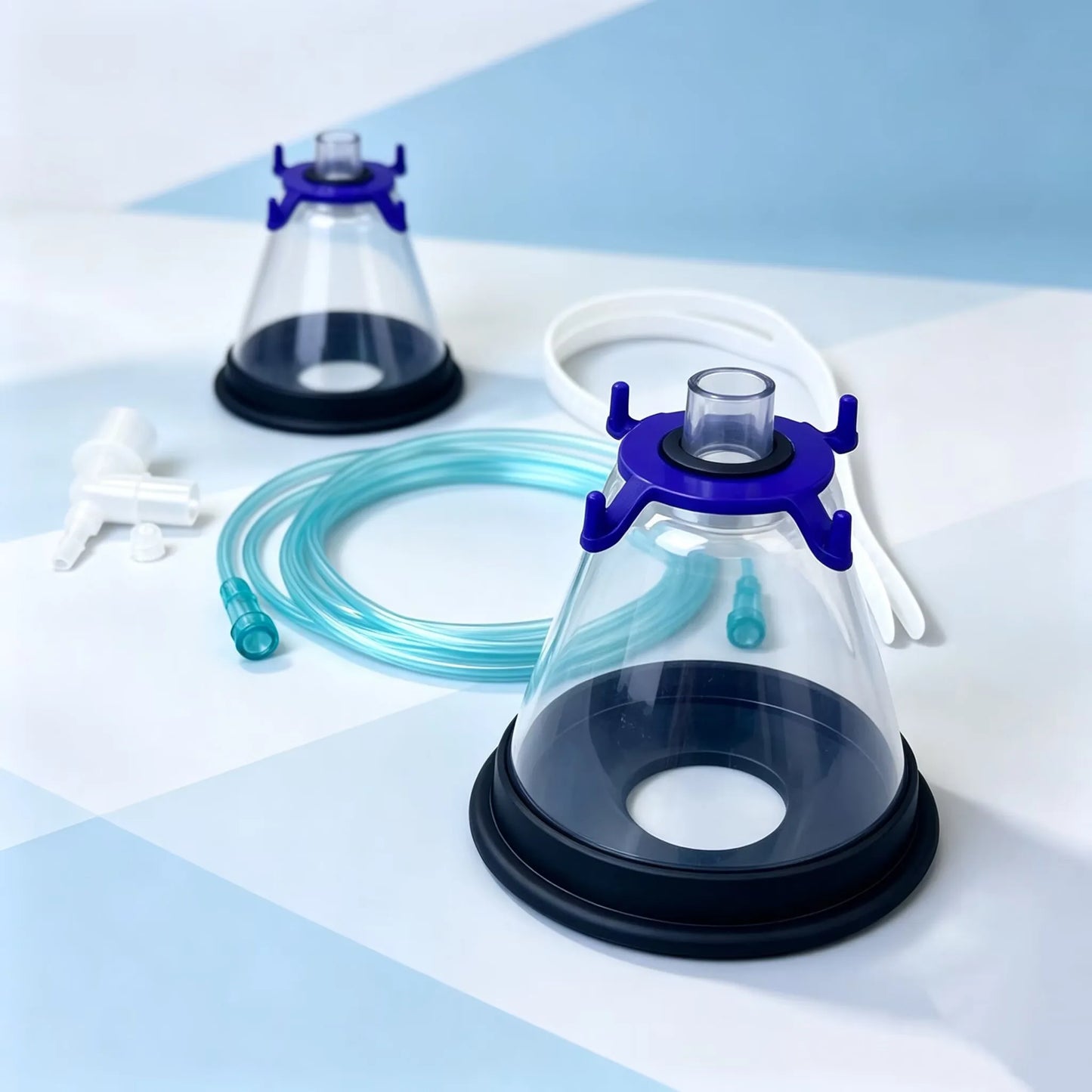 Animal anesthesia oxygen mask, universal nebulization oxygen mask for dogs and cats, animal anesthesia respiratory mask