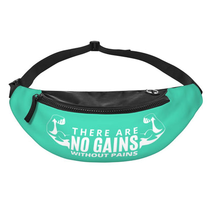 Powerhouse Gym Fanny Bag Custom Bodybuilders Fitness Crossbody Waist Pack Men Women Cycling Camping Phone Money Pouch