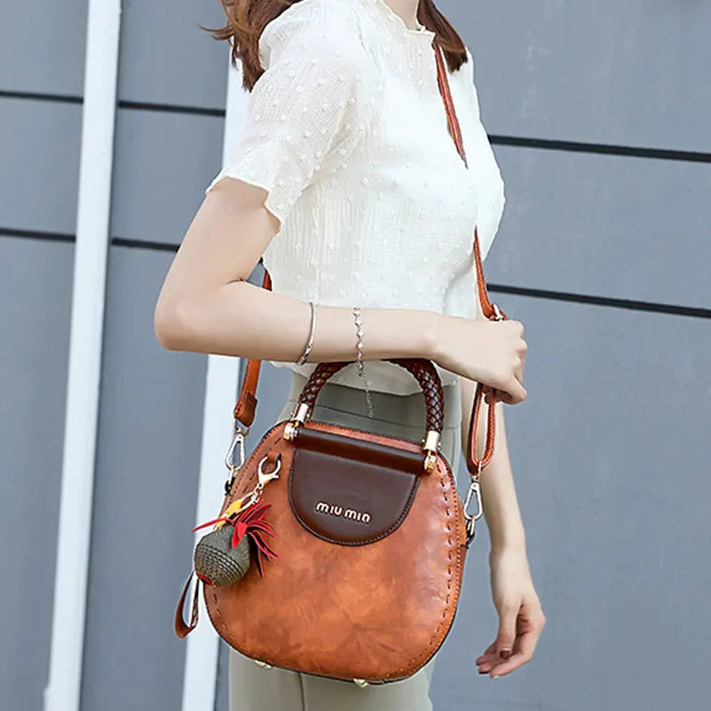 Vintage Women's Bag Luxury Designer Boston Style Women Shoulder Bag High Quality Fashion Crossbody Bags Female Handbags