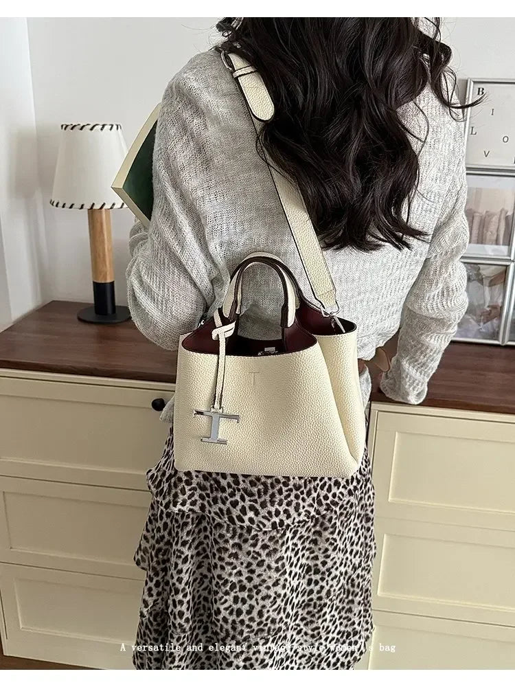 Premium Ladies Tote Bag, Fashionable Leather Crossbody Handbag For Women, Luxury Brand Messenger Bag