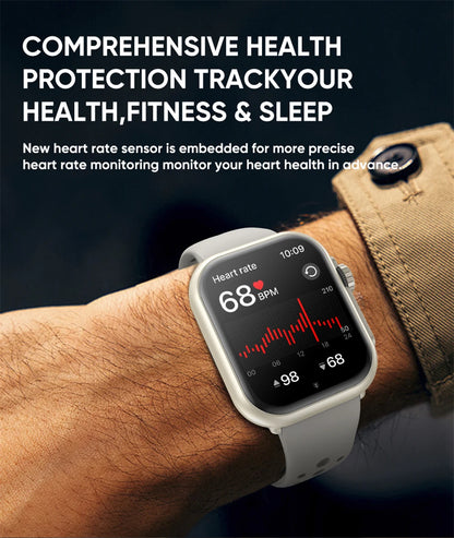 2026 New 1000 mAh Smart Watch Men Women 1.85“HD AMOLED GPS track Full Touch Screen IP68 Waterproof Bluetooth Call SmartWatch Man