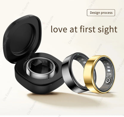 Smart Ring for Men Women Bluetooth Monitor Blood Heart Rate Blood Oxygen Monitor Smartring Multi Sport 5ATM Waterproof 2026 New