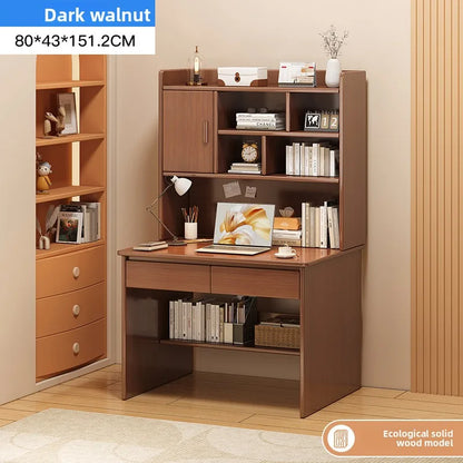 Aesthetic Desk Home Modern Simple Bookshelf Integrated Student Bedroom Learning To Write With Drawing Desk Office Computer Desk