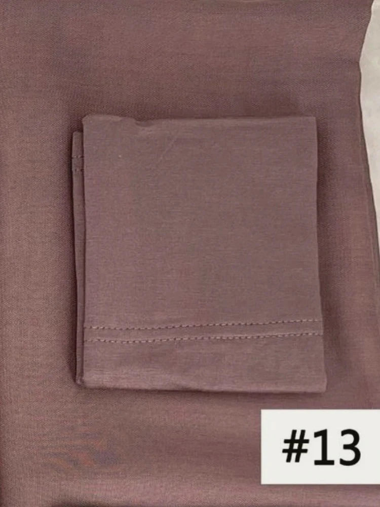 84colors Modal Hijab with Modal Undercap Set Basic Stretchy Pullover Headscarf Thin Breathable Sunscreen Head Wrap Hijabs Scarf