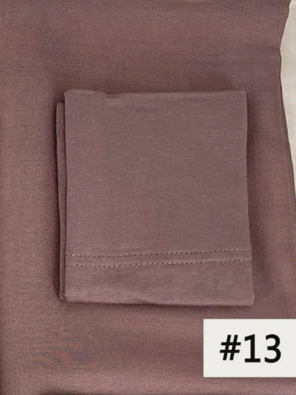 84colors Modal Hijab with Modal Undercap Set Basic Stretchy Pullover Headscarf Thin Breathable Sunscreen Head Wrap Hijabs Scarf