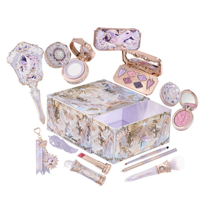 Flower Knows Knight Unicorn Makeup Gift Set Lipstick Blush Setting Powder Starlight Beauty Box Fairy Princess Luxury Cosmetics