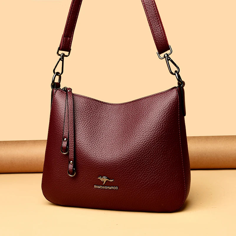 Luxury Leather Large Capacity Handbags Women Bags Designer Tote Bag Shoulder Crossbody Sac Ladies Shopping Messenger Bags