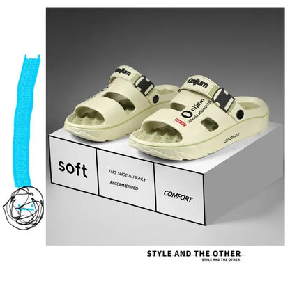 Unisex Slippers Summer Men Sandals Fashion Women Garden Shoes Orginal Beach EVA Slides Soft Thick Shoes Outdoor Non Slip Home