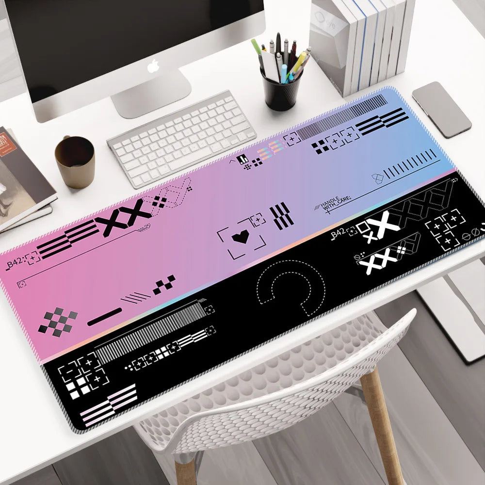 Gaming Clear Shortcut Keys Mouse Pad Cheat Sheet Keyboard Mousepad Desk Mat Rubber Protector Office User Anti Slip Esports Games