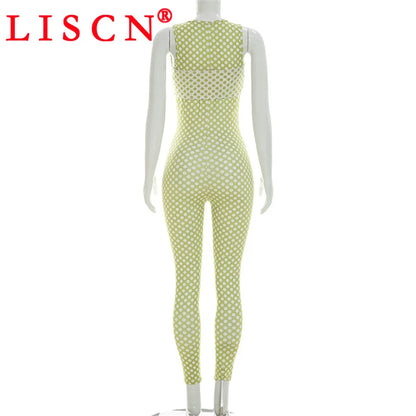 10 Wholesale Rompers Women Sleeveless Halter Lace Up Backless Jumpsuits Sexy Foot-pressing Y2k Fashion Clothing K17113