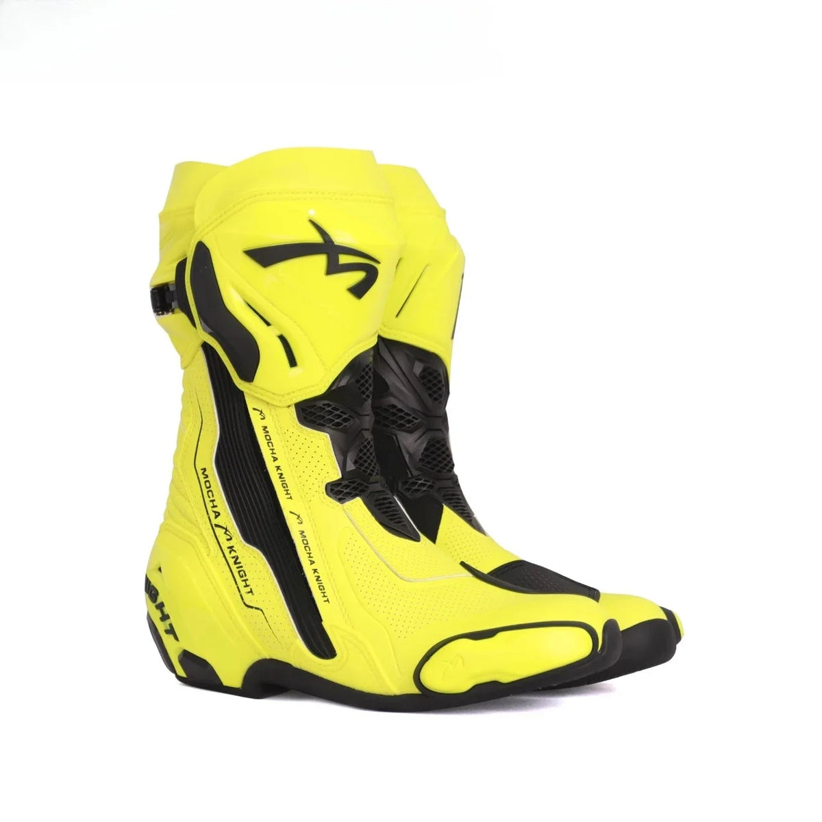 Mocha SH099 Motorcycle Track Riding Boots CE Certification Professional Racing Botas Waterproof Boots Double Botas Motocross