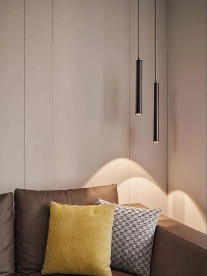 Nordic LED Cord Pendant Lighting for Kitchen Bedside Adjustable Line Suspended Hanging Lamps Chandelier Lights for Restaurant