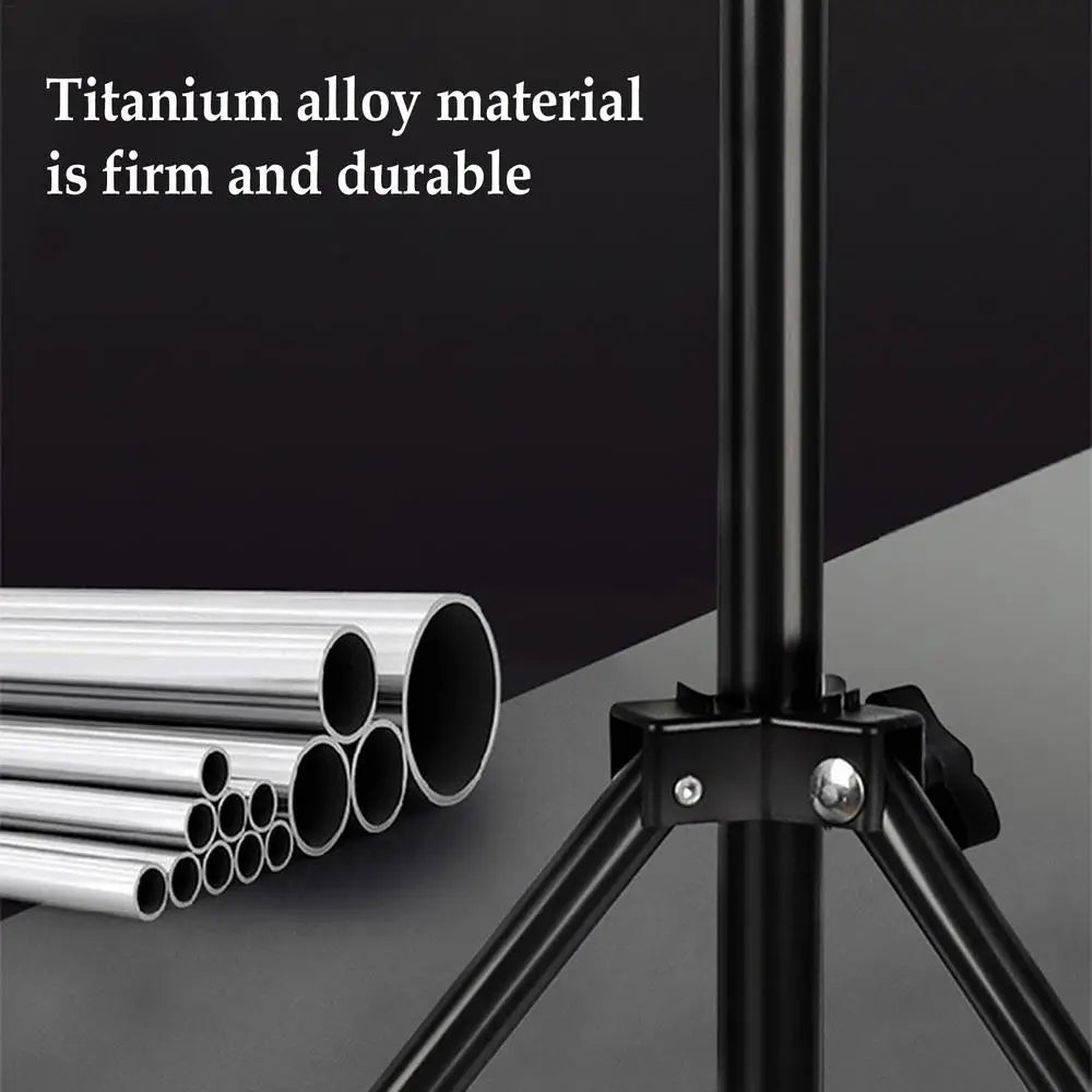 2m Campinglight Stand Folding Telescoping Tripod Adjustable Lightweight Aluminium Floor Lamp Holder Tripod Camping Accessories