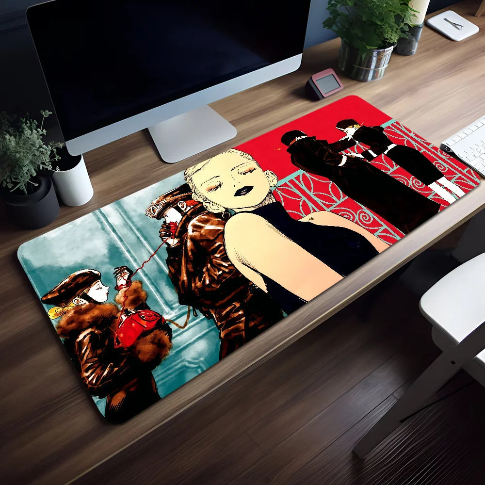 Mouse Pad MousePad Non-slip Lockedge V-Veil Office Student Gaming Manga Thickened Large Writing Pad Cushion