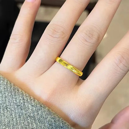 Real 18k Golden Cat Eye Stone Gold Ring for Woman 18K No Demolding Fine Jewelry Luxury High-quality