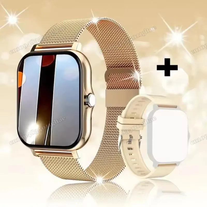 2026 New Smart Watch Android Phone 1.44''Inch Color Screen Bluetooth Call Blood Oxygen/Pressure Monitoring Smart Watch Women Men