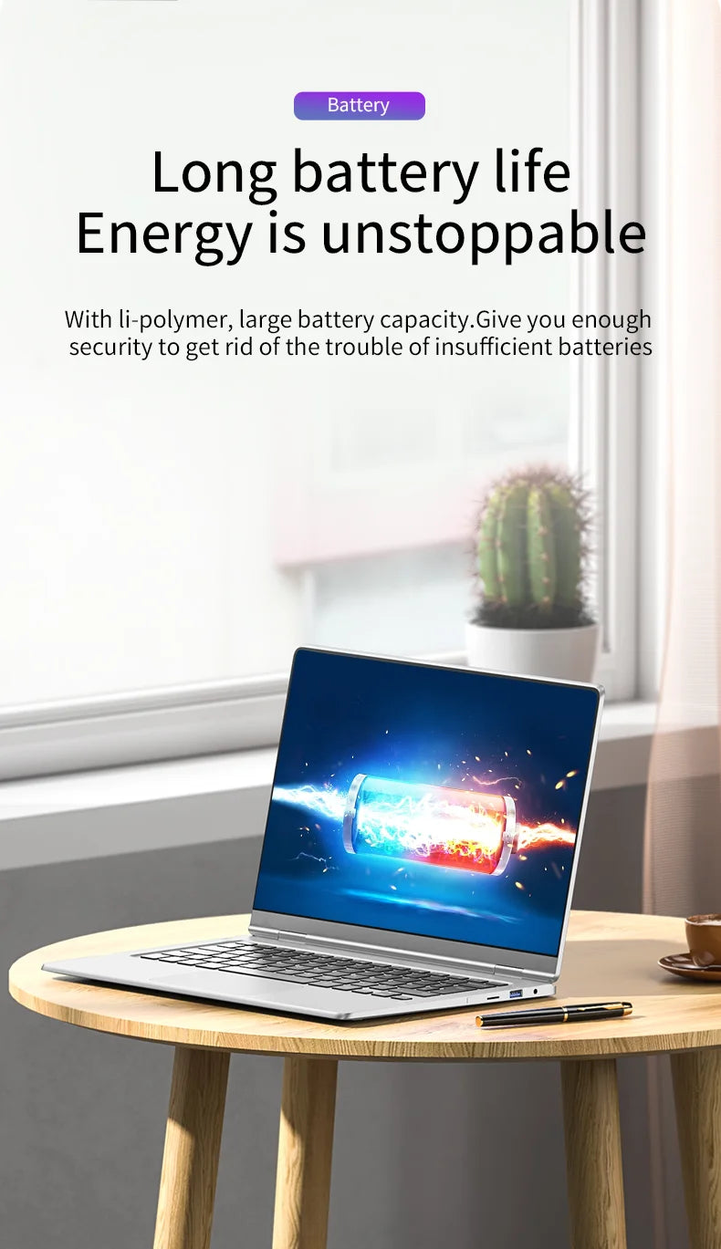 AKPAD 2 In 1 Laptop 11.6 Inch Touch Screen 8GB RAM 128GB 256GB 512GB 1TB SSD Intel N4020 Black Tablet PC Portable Notebook