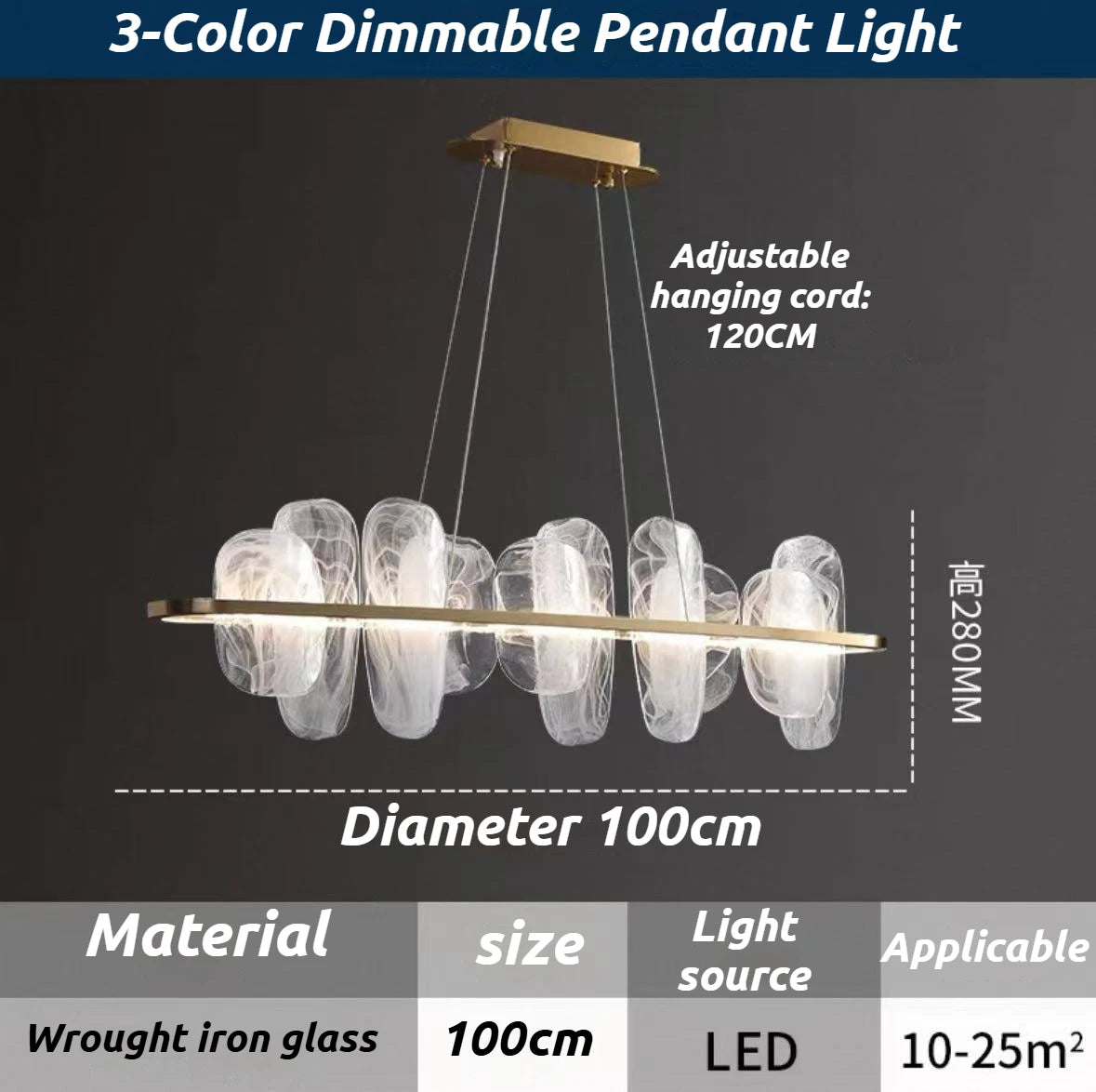 Nordic Style Simple LED Pendant Lights for Living Dining Room Kitchen Food Tables Chandelier Home Decor Hanging Light Fixture