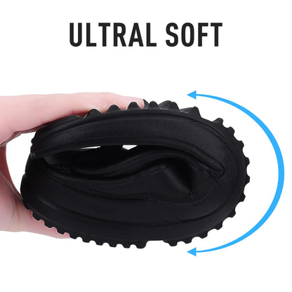 Shevalues Men's Orthopedic Sandals Fashion Couples Beach Flip Flop Summer Outdoor Soft Sandals With Arch Support Bathroom Slides