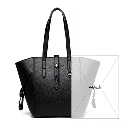 Luxury Brand PU Leather Shoulder Bags Women Fashion Large Capacity Handbag Elegant Crossbody Purse For Ladies Casual Office Tote