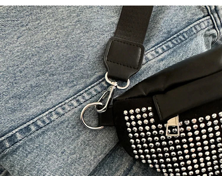 Fashion Luxury Women's Chest Bag For Travel, Wide Strap Crossbody Shoulder Bags Designer Fanny Pack Ladies Waist Bag