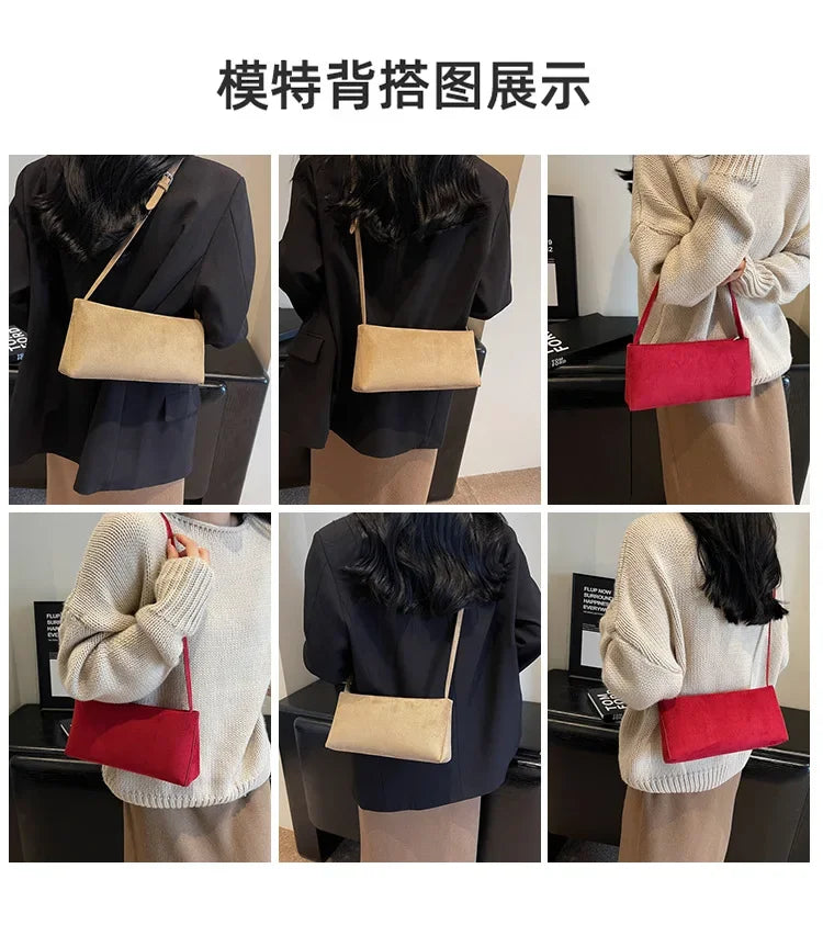 Fashion French Handhel Bag 2026 New Elegant Underarm Handbags for Women's Elegnt Crossbody Bags Armpit Handbag Designer Bags