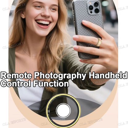 2026 Smart Ring Blood Oxygen Heart Rate Sleep Monitoring Smart Ring IP68 & 5ATM Waterproof Multi-sport Modes Smartring Man Women