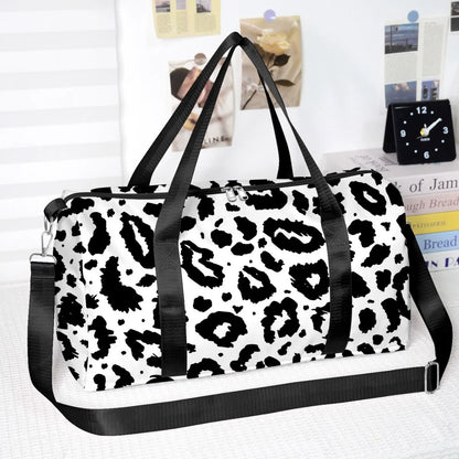 Popular Youthful Striped spots 3D Print Barrel Shape Crossbody Outdoor Sports Bags Gym Yoga Bag Large Capacity Travel Bags