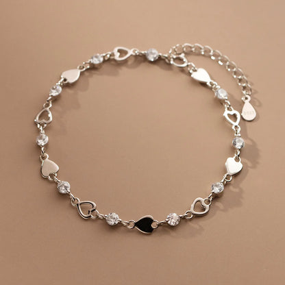 925 Sterling Silver Bracelet Woman Vintage Luxury Adjustable Bead Bracelets Fashion Original Jewelry Designer Party Wedding Gift