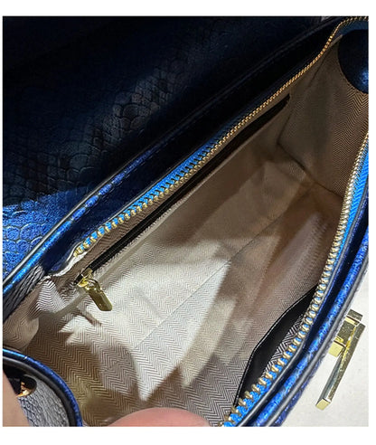 Luxury Designer Brand New High Quality Leather Handbags for Women Fashion Trend Snake Print Shoulder Bag сумка женская Hot Sale