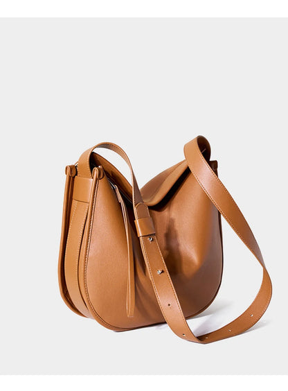 Genuine Leather Women Tote Bag 2025 New Large Capacity Women's Shoulder Bag Luxury Designer Cowhide Crossbody Bags 2522