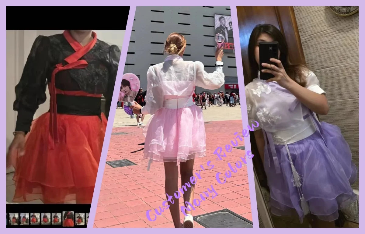 OLOEY Customized Hanbok 2026 Short Korea Performance Prom Dresses Wedding Photo Shoot Mini Reception Gown Party Dress
