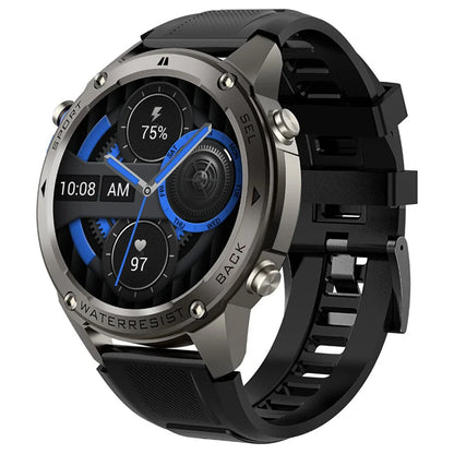 AMOLED Smart Watch DM56 Bluetooth Calling 500mAh Battery GPS Dual Band Satellite Outdoor Sports  Fitness Tracking Smartwatch