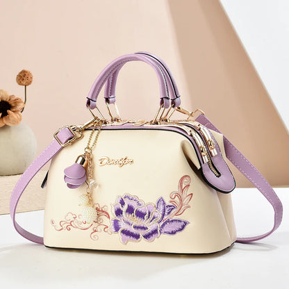 New Woman shoulder bag Large capacity Handbag for Women Crossbody bag Lychee pattern Portable bucket bag ladies messenger bags