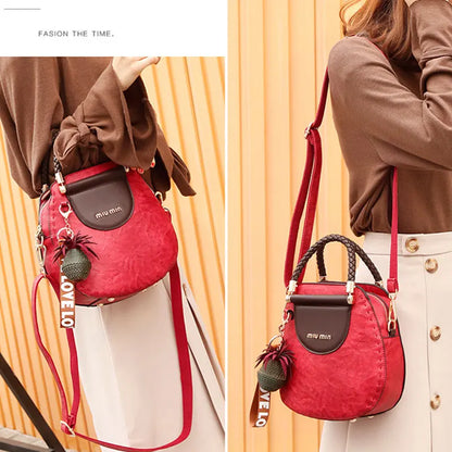 Vintage Women's Bag Luxury Designer Boston Style Women Shoulder Bag High Quality Fashion Crossbody Bags Female Handbags
