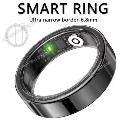 2026 New Smart Ring Heart Rate Blood Pressure Sleep Monitoring Motion Tracking IP68 Waterproof Men Women Smart Ring Holiday Gift