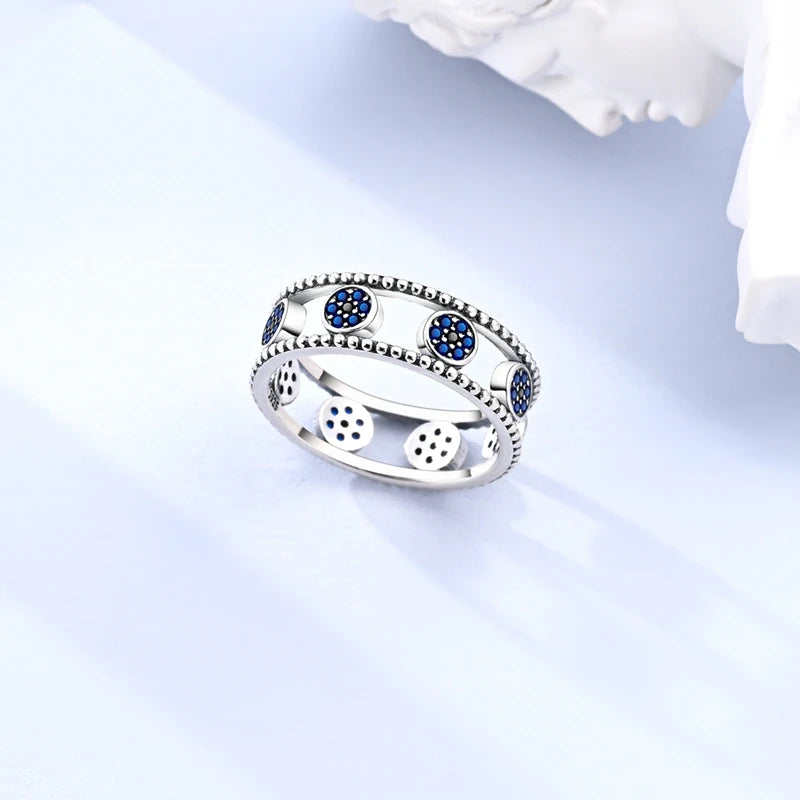 Original 925 Sterling Silver Ring Sun Star Moon Love Bowknot Sunflower Ring For Women Wedding Anniversary Ring Jewelry Gift