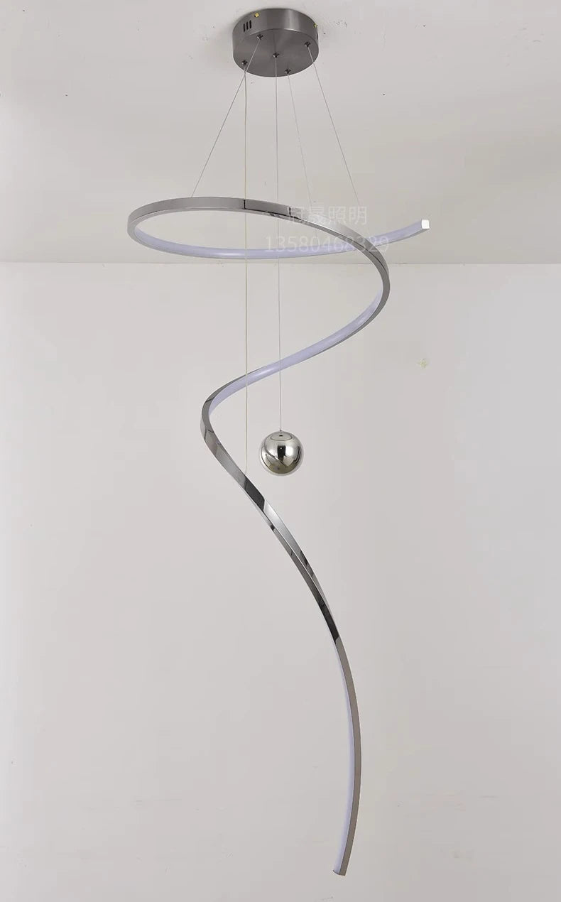 Modern home decor led lights pendant light lamps forstaircase Chandeliers for living room hanging light indoor lighting