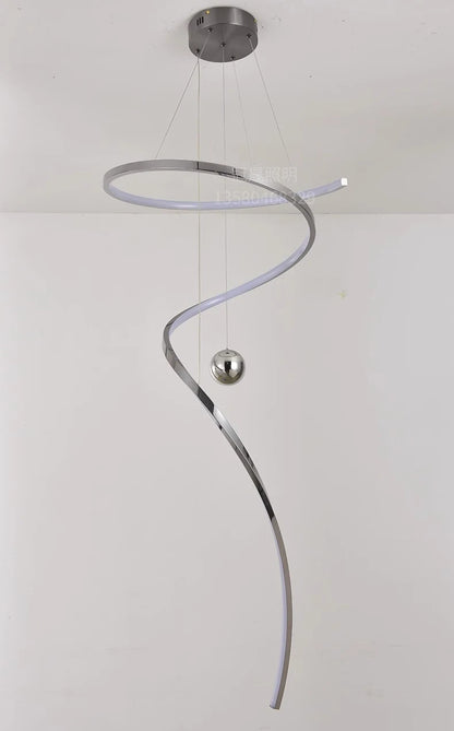 Modern home decor led lights pendant light lamps forstaircase Chandeliers for living room hanging light indoor lighting