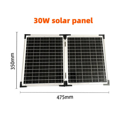 220V 400W Portable Power Station 192Wh Solar Generator Emergency Backup Battery Optional 30W Foldable Solar Panel for Camping