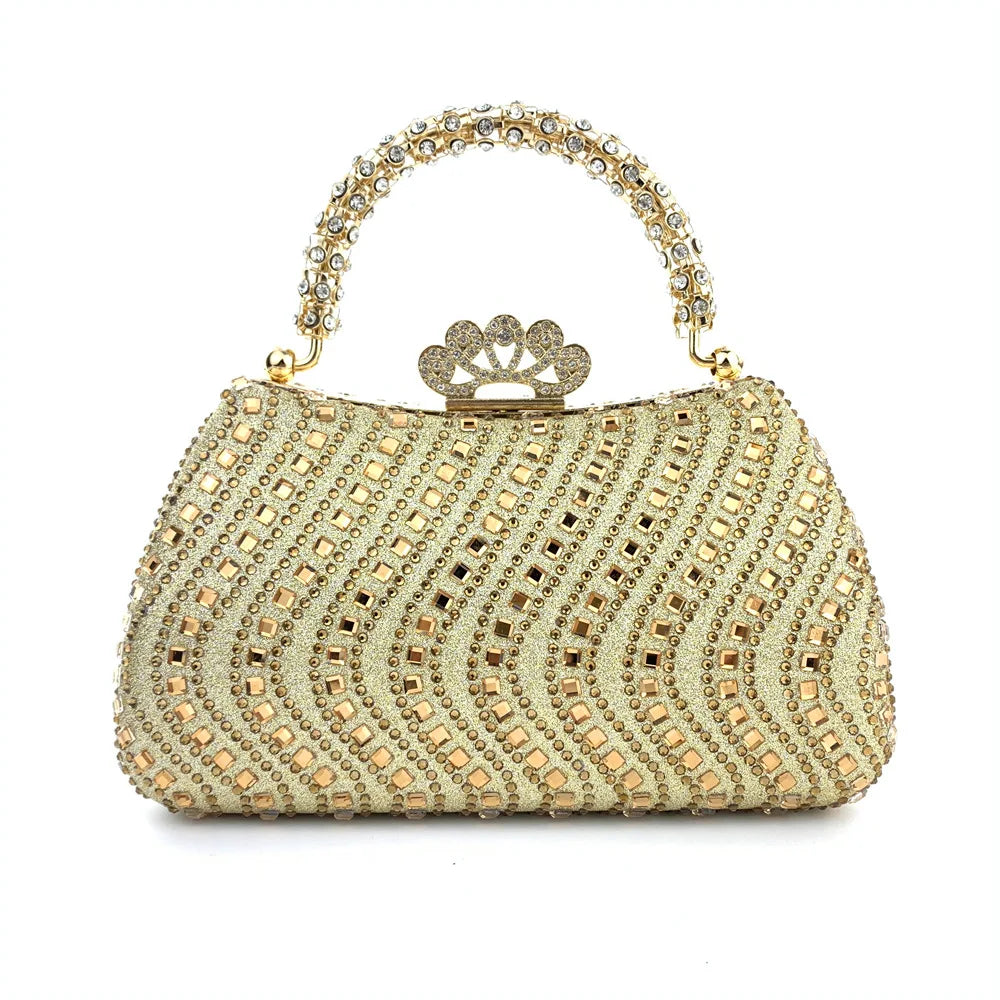 Elegant Purse Trend Luxury Designer Chain Shoulder Bag Women's Handbags Wallets Evening Bags for Wedding Bolso 2026 New Gift