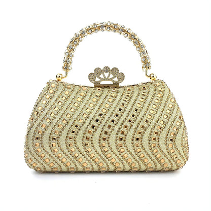 Elegant Purse Trend Luxury Designer Chain Shoulder Bag Women's Handbags Wallets Evening Bags for Wedding Bolso 2026 New Gift